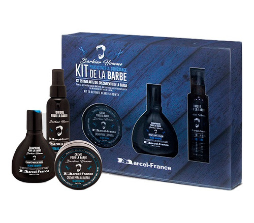 Kit Crecimiento De Barba Marcel France Original