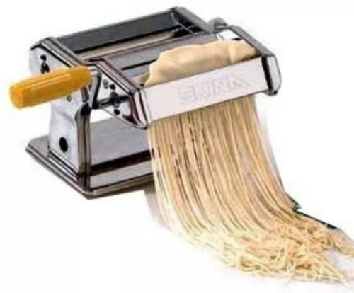 Maquina Pastas Casera De Acero Inoxidable Cromada