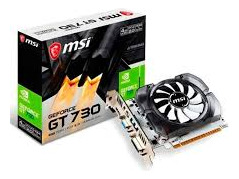 Placa De Video Msi Geforce Gt 730 2gb Ddr3 Pci-e 2.0