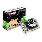 Placa De Video Msi Geforce Gt 730 2gb Ddr3 Pci-e 2.0