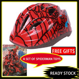 Spiderman Casco De Seguridad Para Niños Monopatín Bicicleta
