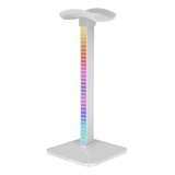 Soporte Para Auriculares Blanco Rgb Luminous