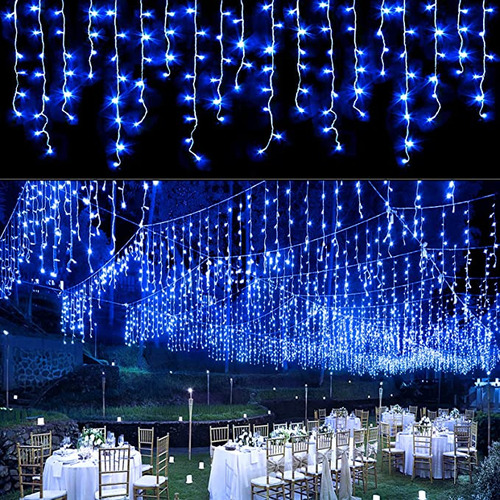 300leds Cascasta Decoração Natalina Luzes 6m Bivolt 8 Função