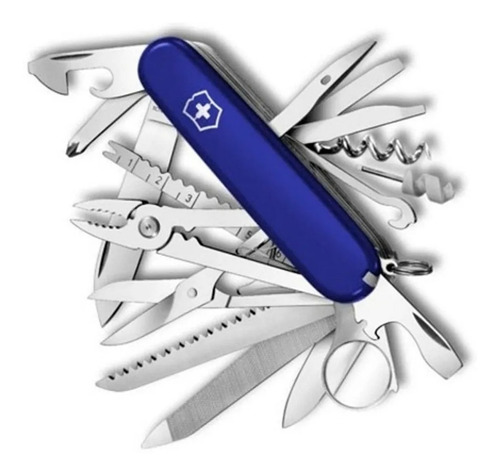 Cortapluma Victorinox Swiss Champ Blue Trans. 33 Usos 23138 Color Azul