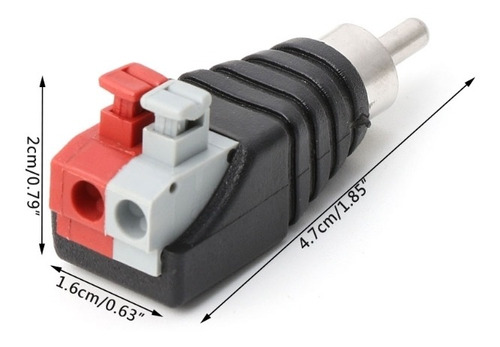 Cable De Bocina A/v A Conector De Audio Macho Rca Adaptador