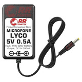 Fonte Carregador 5v Para Microfone Sem Fio Lyco Uh 08mm