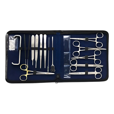 Estuche De Disección De Acero Inoxidable Hergom Premium 16pz | Meses sin interés