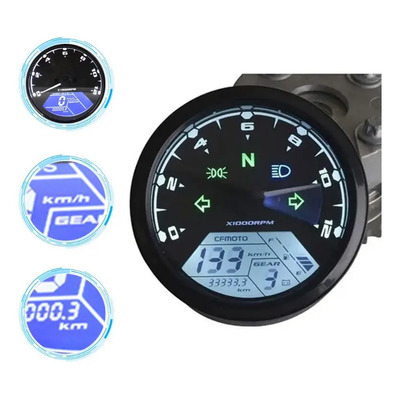 Odómetro Tacómetro Lcd De 12000rpm Para Motocicleta