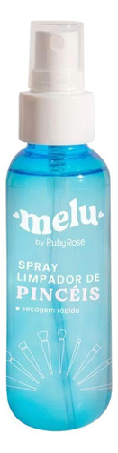 Spray Limpador De Pincéis Melu By Ruby Rose 100ml