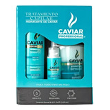  Pack 3 Caviar Professional Shampoo Acondicionador Y Serum