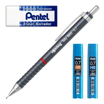 Portaminas\u002Flapicero Rotring Tikky Retro 0.7mm Dibujo Tecnico | Meses sin interés