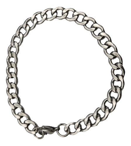 Pulseira Masculina Bracelete De Aço Inox Largura 8mm Grossa