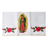 Mantel Para Altar De 3m Bordado Con La Virgen De Guadalupe