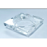 Cenicero Cuadrado De Cristal X1  8x8cm Exelente Calidad