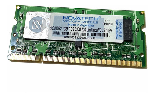 Memoria Notebook Sodimm Ddr2 1gb 667 Pc2 5300 Novatech º4