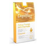 Folhas Prontas Depilação Corporal Depilflax 20un