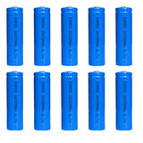 10 X Pila Bateria Recargable 18650 2600mah 3.7v Con Punta