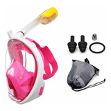 Mascara Snorkel Full Face Antiniebla Con Soporte Go Pro