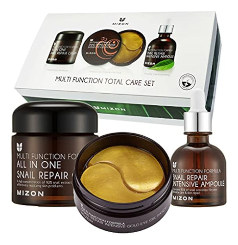 Mizon Multi Function Total Care Set - Ampolla De Caracol + C