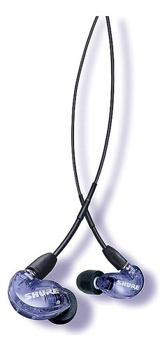 El085 Shure Se215pro Auriculares Cable Audífonos Aislamiento Color Violeta