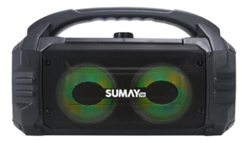 Caixa De Som Portátil Sunbox Sumay 50w Bluetooth, Usb E Fm