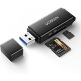 Lector De Tarjetas Usb 3.0 Adaptador Micro Sd Tf Hub 2 En 1