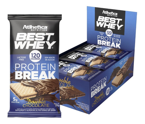Best Whey Protein Break Double Choco Display - Atlhetica 