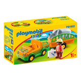 Playmobil 123 Auto Trailler Zoo 70182 Rinoceronte Sk