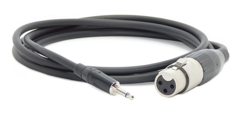 Cable Audio  Mini Plug 3,5 Mono A Canon Xlr Hembra 3 Mts