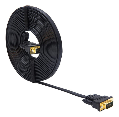 Dtech 10ft Ultra Delgado Monitor De Computadora Vga Cable 1.