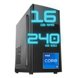 Computador Pc Cpu Intel I5 2400  Ssd 240gb, 16gb Memória Ram