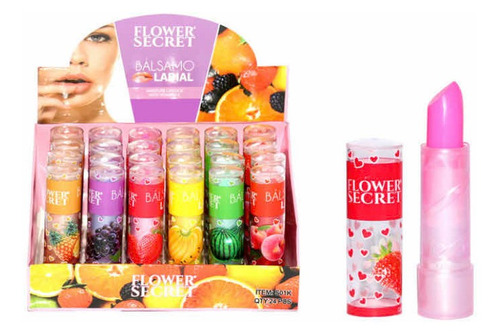  Bálsamo Labial Surtidos Frutales Pack X6 Olores Variados