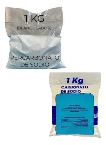 Percarbonato De Sodio 1 Kg + Carbonato De Sodio 1 Kg