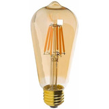 Lampada Led Filamento De Led Retro Vintage Edison St64 Cor Da Luz Branco-quente 110v/220v