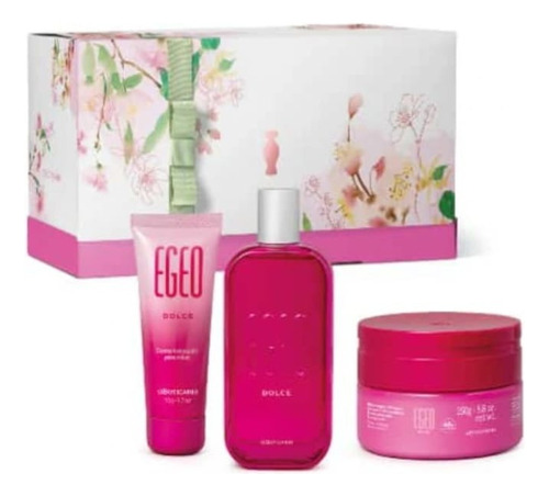 Kit Presente Perfume Egeo Dolce Feminino 3 Itens Dia Das Mães O Boticário 
