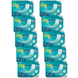 Kit 10 Pacotes Absorvente Masculino Dryman