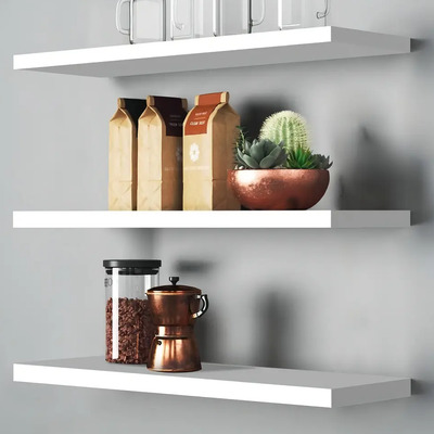 3 Repisas Estantes Flotantes Modernas Minimalistas Flotante Madera Minimalista Muebles Hogar Decorar 30x15cm Kit de Instalación | MercadoLibre