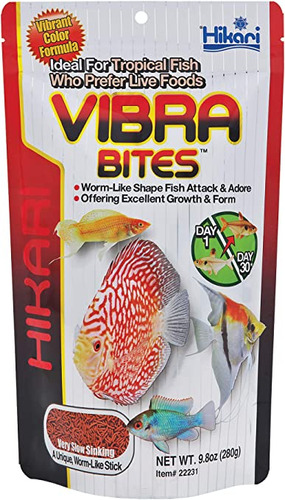 Alimento Hikari Vibra Bites 280 Gr Blood - g a $534