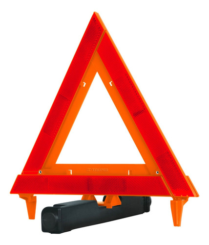 Triángulo De Seguridad Truper®, De Plástico, 29 Cm, 10943