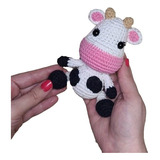 Vaca Mutilda - Muñeco Tejido - Amigurumi A Crochet