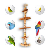 Brinquedo Playground 100% Natural Brincadeira Para Aves