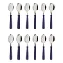 Set X12 Cuchara De Té Tramontina New Kolor Acero Inoxidable Mango Azul | MercadoLibre