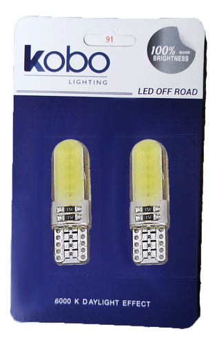 Kit Led Auto T10 12v 6000k Protector Silca Luces Zuk