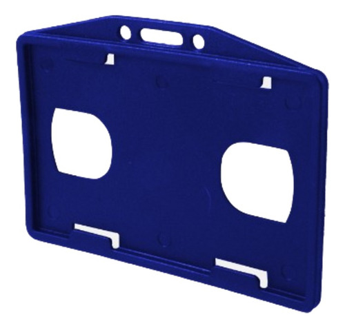 Escarapela Porta Carnet Horizontal X 100 Und Azul