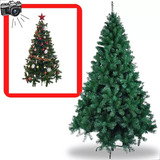 Árvore De Natal Pinheiro Tradicional 1,80m 650 Galhos Luxo