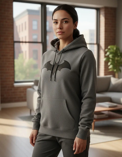 Sudadera Mujer K-swiss Batman Swbm
