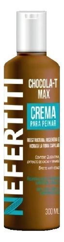 Crema Para Peinar Nefertiti Hidratación Chocola-t Max 300 Ml