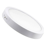 Plafon Panel Led Circular De Aplicar 12w Luz Fria O Calida 