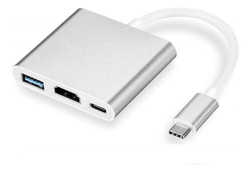 Adaptador Vídeo Tipo-c Para Hdmi Usb 3.0 4k Macbook Android