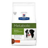 Alimento Hill's Prescription Diet Metabolic Para Perro Adulto Todos Los Tamaños Sabor Pollo En Bolsa De 7.98kg